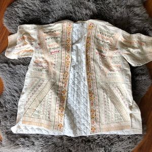 Anthropologie Blank London Embroidered Coat | NWOT